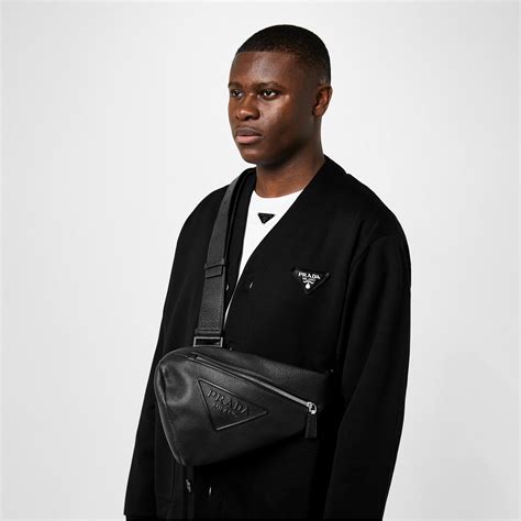 prada leather sling bag